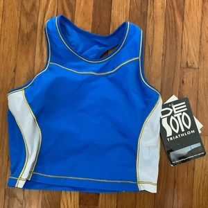 Desoto Carrera Triathlon Top, Royal Blue